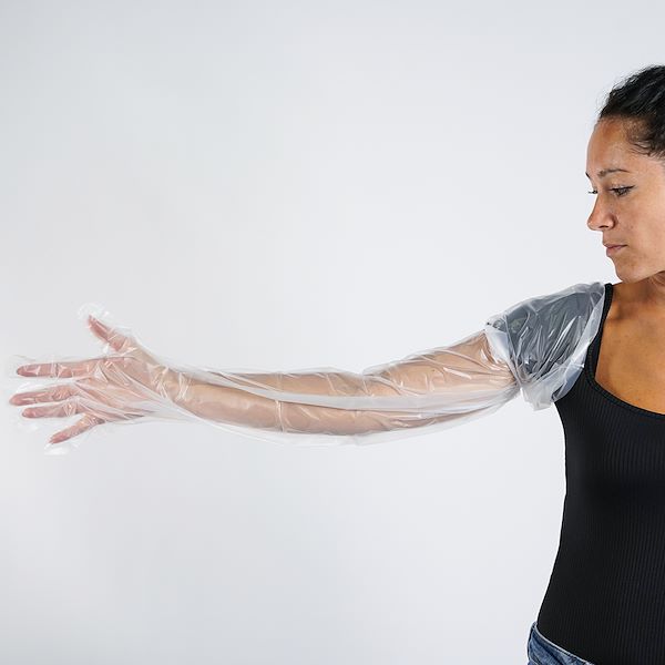 Zootechnical elastic gloves