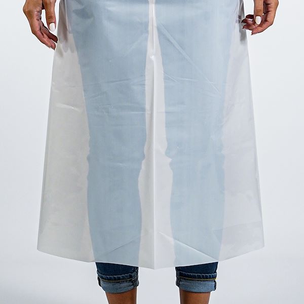 Grembiuli monouso in polietilene bianco