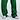 Pantaloni in tessuto poliuretanico verde