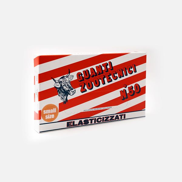 Guanti lunghi a 5 dita per uso zootecnico - misura piccola