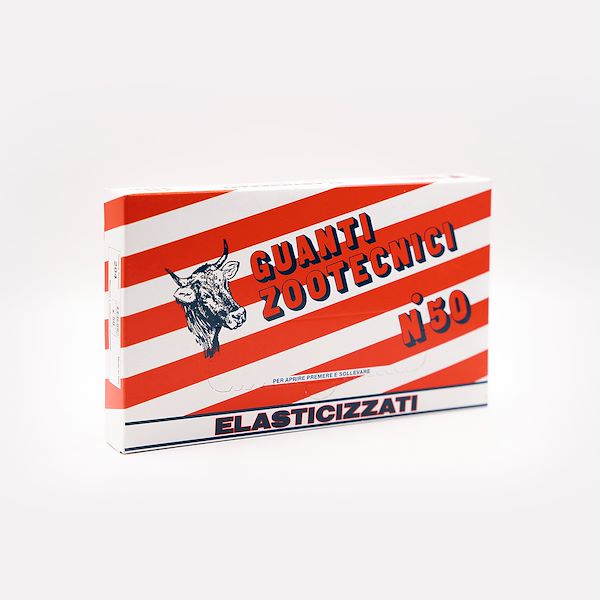 Zootechnical elastic gloves - box
