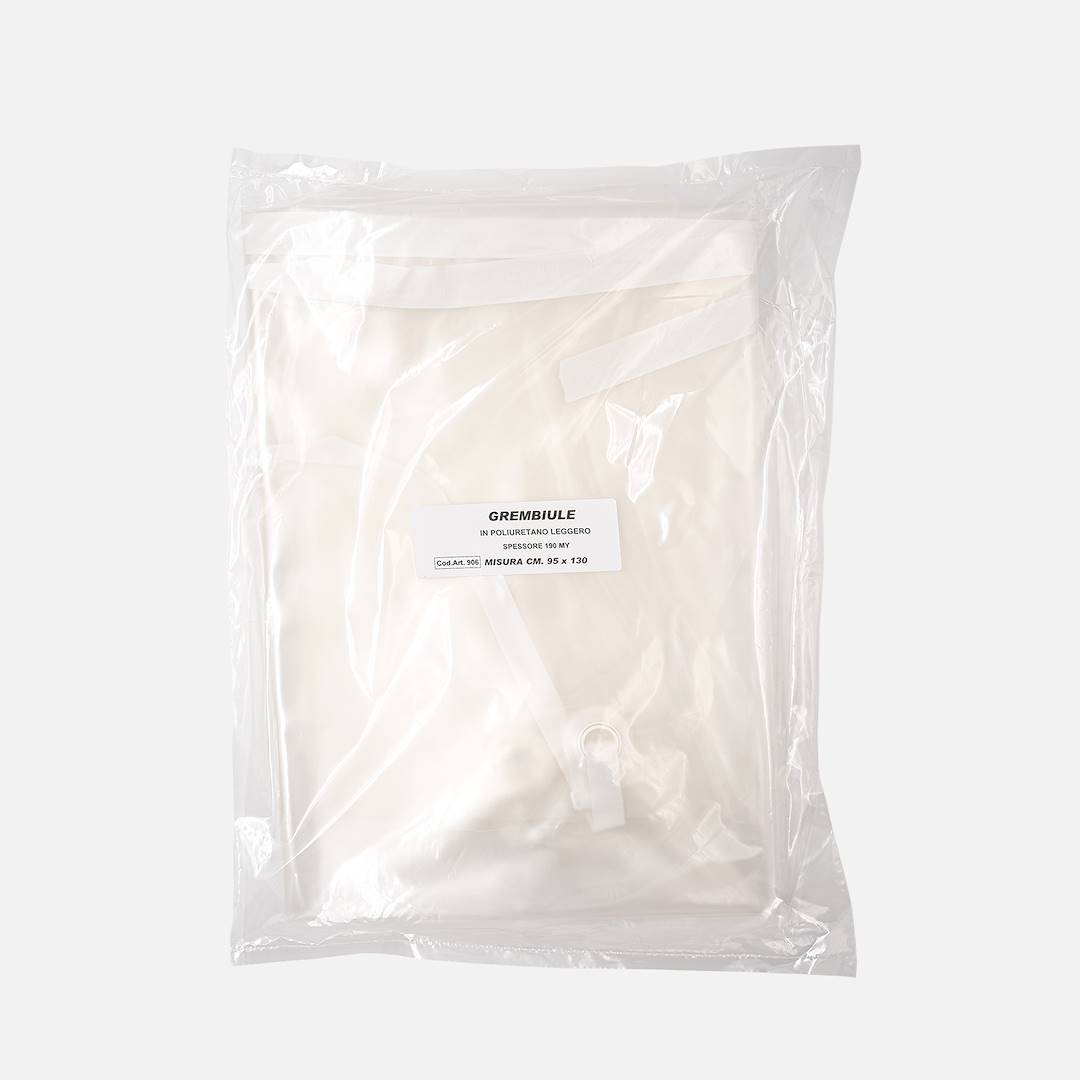 Aprons made of polyurethane, semi-transparent color