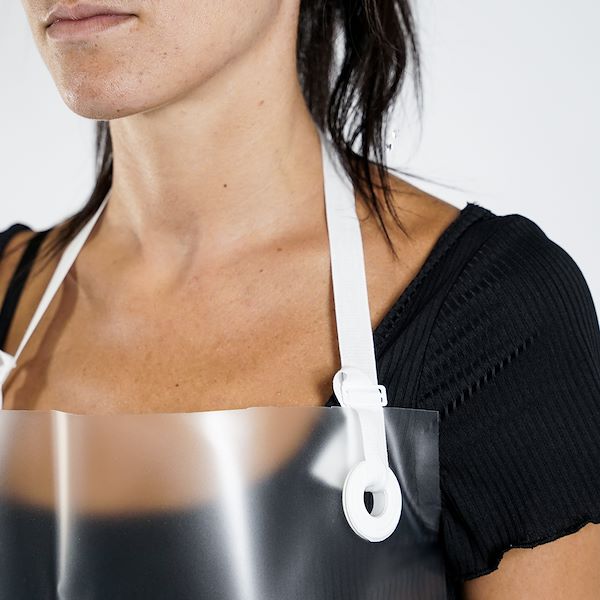 Aprons made of polyurethane, semi-transparent color